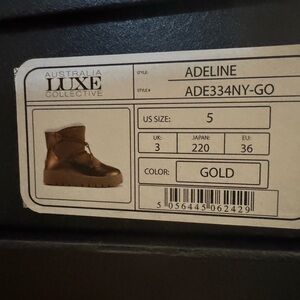 Australia Luxe Collective Adeline Kids Shoes - Gold